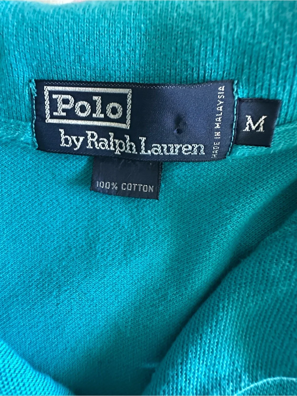 Ralph Lauren Men’s Teal Polo with Yellow Pony